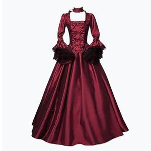 Bridgerton Victorian Dress w/ accessories